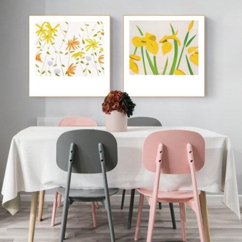 Colorful Modren Plant Flower Dead Tree Canvas Nordic Painting Wall Frameless Picture Printing Poster Living Room Home Decoration