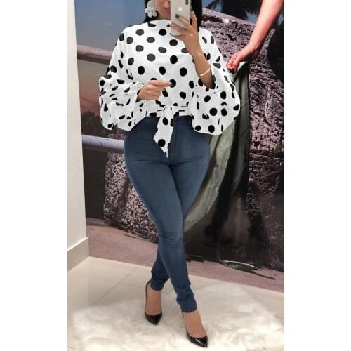 Блузки в горошек Echoine China At AliExpress