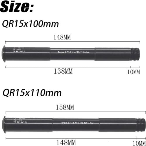 Garfo para mtb qr15x100 «através da alavanca acessórios para rockshox 38g, 15x100 qr15 15 15*100