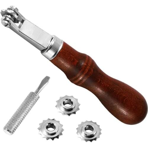 LMDZ Leathercraft Spacer Set, DIY Spacer Embossing System Set, Leather Craft Sewing/Stitch Spacer Stitching Wheel Marker Tool