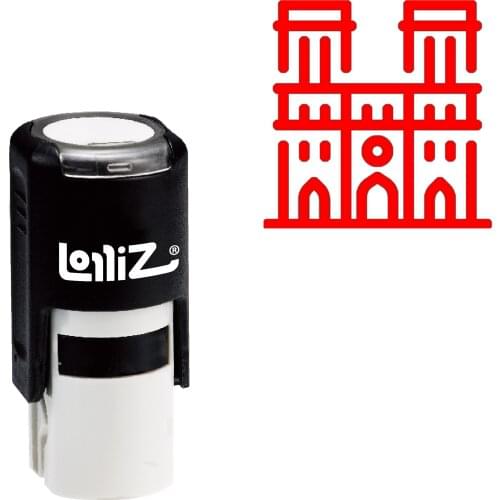 LolliZ Notre Dame De Paris Self-Inking Rubber Stamp - Modern Symbol Series