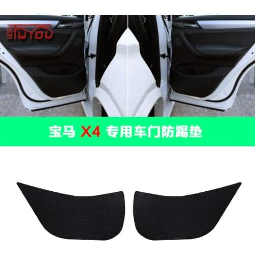 For BMW X4 4pcs Car Inside Door Cover Pad Scratch Protection Anti Kick Pad Car Interior