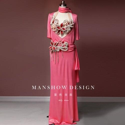 Folk Robe 2019 New Belly Dance Suit Sexy Oriental Dance Competition/Performance Clothing High-End Custom