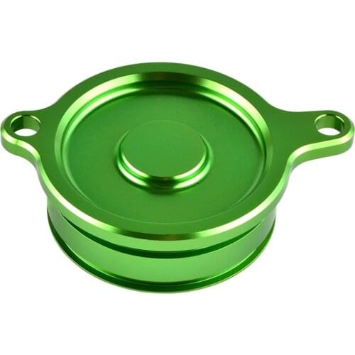 NICECNC Oil Filter Cover Cap For Kawasaki KLX450R KX450F KLX 450R R KXF450 KX 450F KXF 450 08-2010 2011 2012 2013 2014 2015