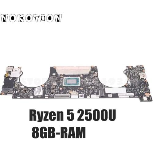 NOKOTION ES321 NM-B441 5B20Q59422 5B20Q59378 For Lenovo IdeaPad 720S-13ARR Laptop Motherboard Ryzen 5 2500U CPU 8G RAM