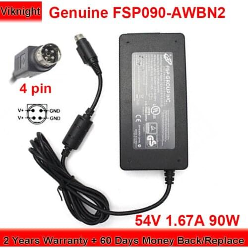 Genuine FSP090-DMBC1 90W Charger 54V 1.67A AC Adapter for SG300-10P SG-300-10PP SF302-08PP GS1900-8HP POE SWITCH Power Supply