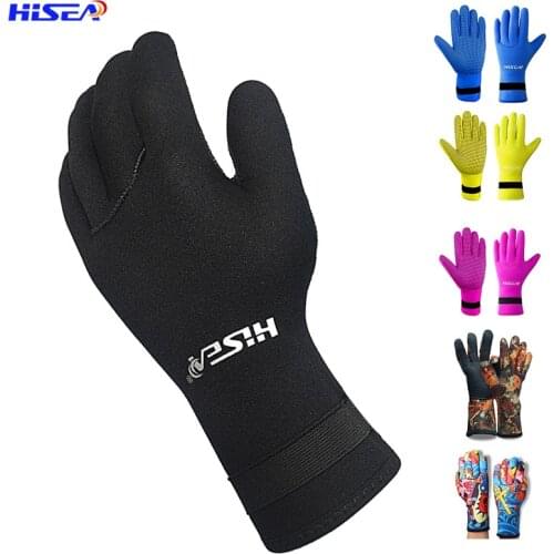 Diving Gloves 3mm Neoprene Non-slip Cold-proof Snorkeling Gloves Stab-resistant Warm Swimming Diving Gloves Diving Equipment