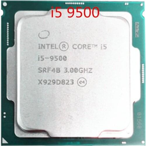 Intel Core i5 9500 3.0G CPU i5-9500 socket LGA1151 14nm six-core CPU free shipping