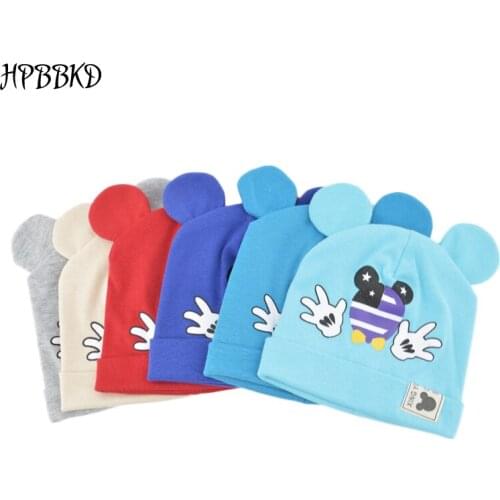 HPBBKD New Baby Boy girl Hat Casual Cotton Newborn Caps Cartoon Skullies Cap For Baby Girls Kids Knitted Beanies Cap TTM-005
