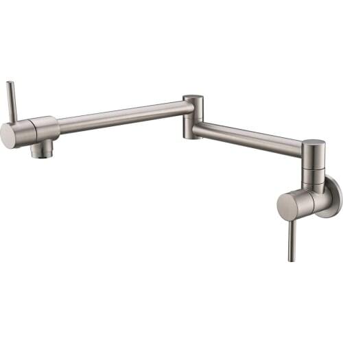 Kitchen faucet NPT1/2 ``single cold water faucet, folding faucet, wall-mounted faucet, double-handle switch