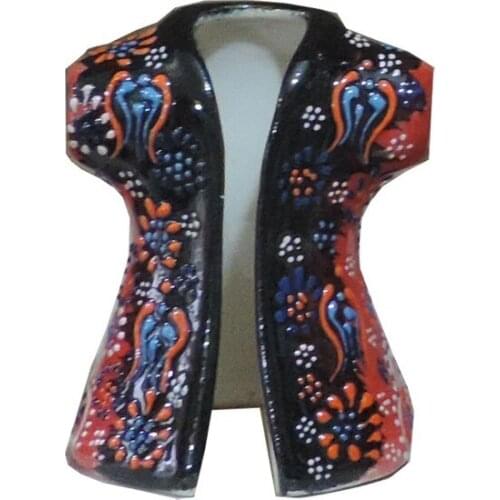 Modern Oğuz Tile 10Cm Relief Kaftan vase jarrón ваза vaso مزهرية