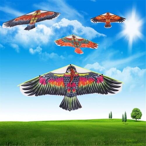 1Pc Family Outings Outdoor Fun Sports Flying Eagle Kite Novelty Eagle Kite Flying Easy Control Good Flying For Kids Gift