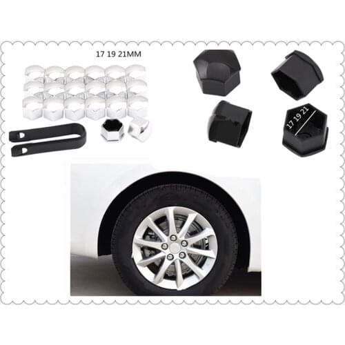 17 19 21mm tire screw bolt protection cap car SUV modeling Accessories for Volvo ReCharge Heico Caresto T6 Toyota Infiniti