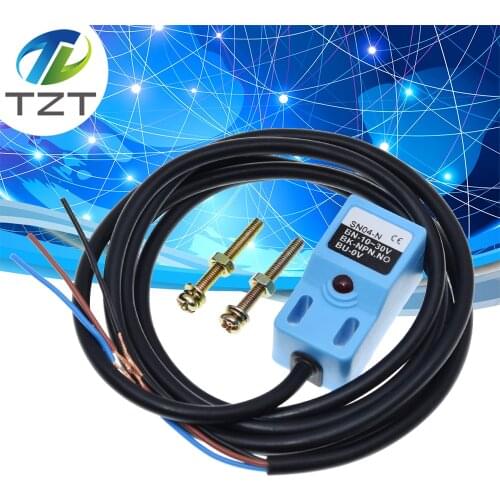 TZT SN04-N SN04-N2 SN04-P SN04-P2 DC NPN PNP NO NC 4MM DC 10-30V SN04 Inductive Proximity Sensor Detection Switch