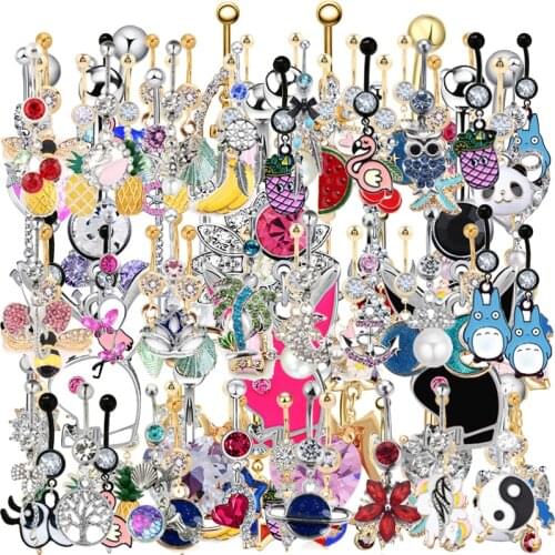 1PC More 1000 different designs belly rings , Piercing Navel Body Piercing Jewelry