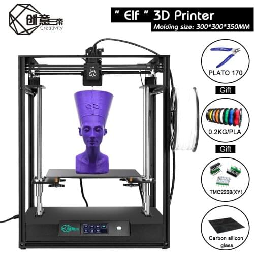 Creativity Corexy Dual Z-axis 3Dprinter High-precision aluminum profile frame large area FDM TMC2208 drive 3DTOUCH low noise