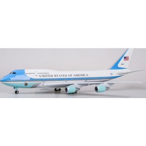 47CM 1:150 Scale Airplanes Air Force One Boeing B747 Model resin diecast Aircraft Plane Model gifts Collectible display