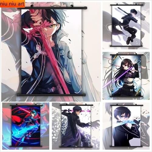 5D SAO Sword Art Online Kirito Kiritani Kazuto Anime Diamond Mosaic Diamond Painting Diamond Mosaic DIY Home Decoration