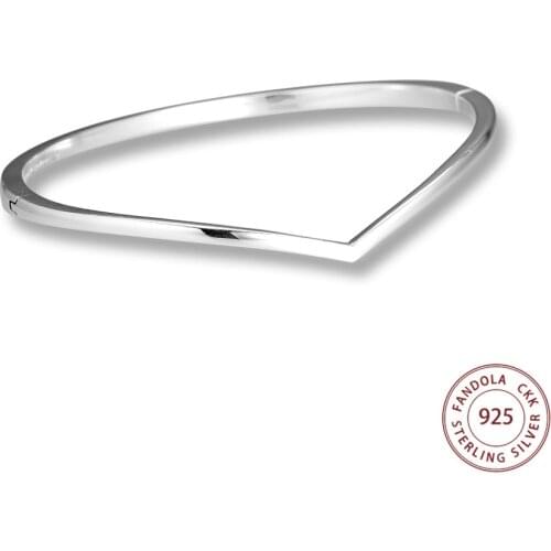 Shining Wish Bracelet Bangle Femme 925 Sterling Silver Bracelets for Women Fashion Jewelry Pulseras Bijoux Femme Wholesale
