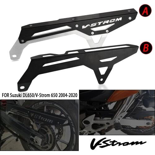 CNC Aluminum Motorcycle Accessories Chain Guard Cover FOR SUZUKI V-STROM 650 VSTROM 650XT DL650 2004-2020 2019 2018 2017 2016