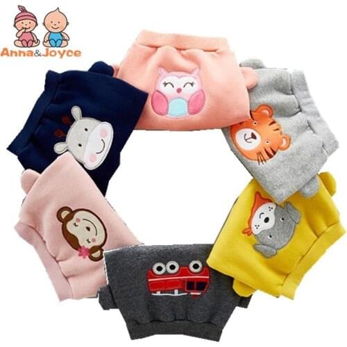 Children Cartoon PP Pants Winter Plus Velvet Padded Baby PP Casual Pants TSK0128