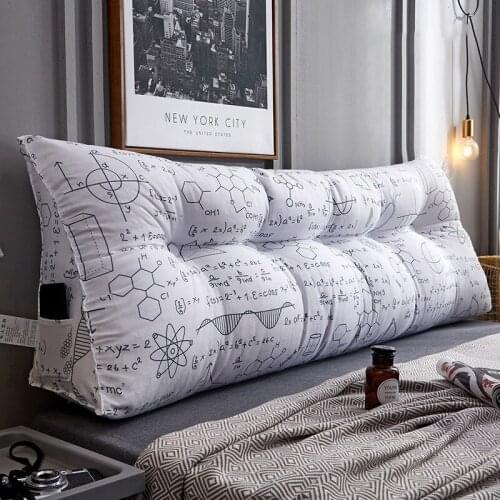 Multifunction Double Pillow Simple Bed Pillow Double Tatami Home Pillow Modern Removable Sleep Bed Bag Soft Decor For Bed