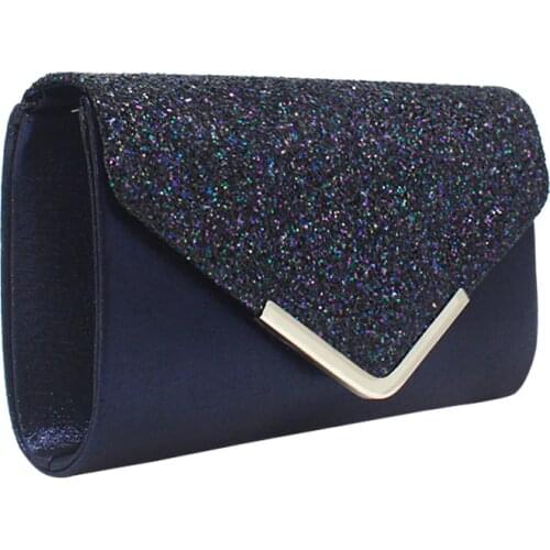 Fashion Flashing Material Evening Bag Women Party Wedding Lipstick Bag Clutch Handbag purse bags for women luxury bags Crossbody