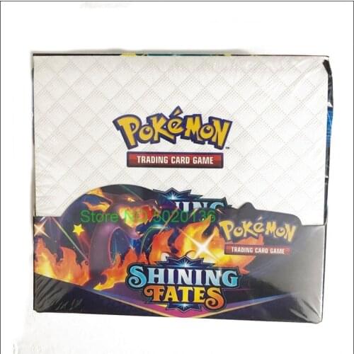 2021 New 324 Pcs Pokemon TCG: Shining Fates Booster Box Trading Card Game Collection Toys