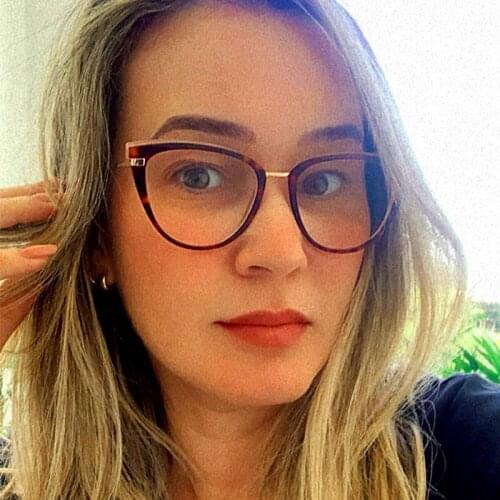 Retro Anti-Blu-ray Glasses TR90 Blue Leopard Cat Eye Glasses Frame Blue Light Blocking Computer Glasses Nerd Myopia Spectacles