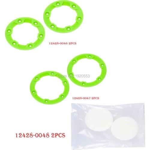 Original 12428-0046 Up Wheel Hub Cover 12428-0047 Under 12428-0048 Sponge Spare Parts For WLtoys 12423 12428 1/12 RC Car