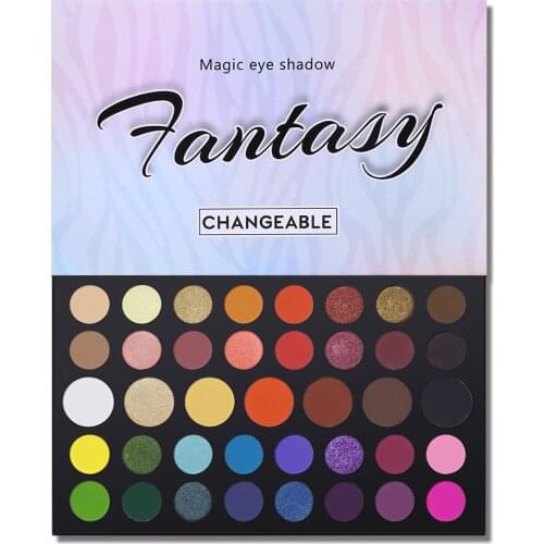 Ucanbe Artist Palette 39 Colorful Eye Shadow Powder Makeup Palette Glitter Shimmer Matte Eyeshadow Waterproof Cosmetics Kit