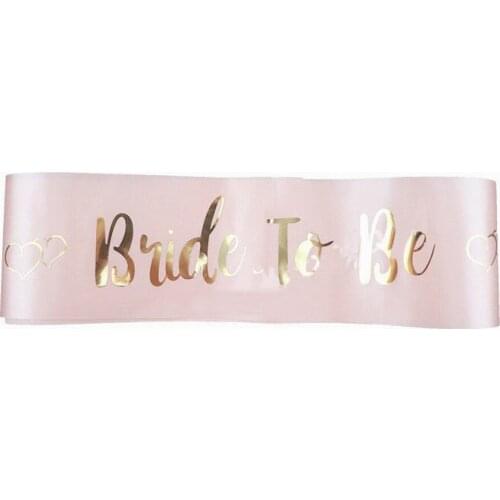 Bridesmaid Team Bride to Be Sash Mother of The Groom For Hen Party Wedding Decoration Bridal Shower Supplies