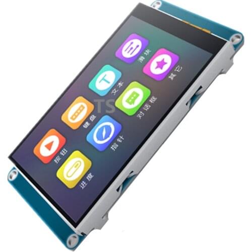 T1 serials TJC4832T135_011C 3.5 inch HMI capacitive touch screen with font library picture configuration screen serial port