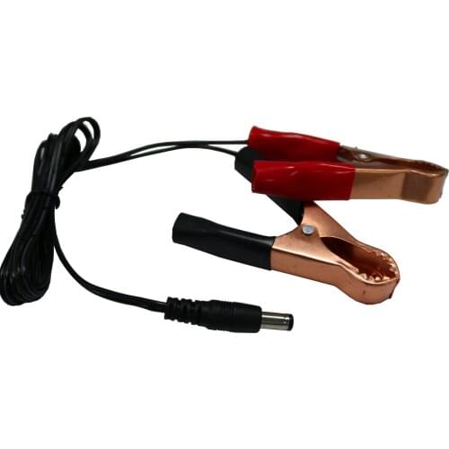 Battery Clips Electric Fence Energizer Battery Cable With Clips DC Plug