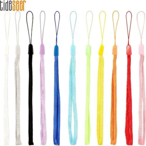 30000pcs Nylon Wrist Hand Cell Phone Mobile Chain Straps Keychain Charm Cords DIY Hang Rope Lariat Lanyard For Keys Camera MP3