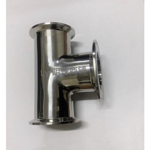 304 Sanitary Grade Canned Liquid Quick-loading Tee, Fine Polishing of Inner and Outer Mirror