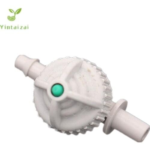 40pcs 1/4" Barb x 6mm Slip Antidrip Connector Avoid Water Leakage Drip Micro Irrigation Watering Connector Drip Fittings