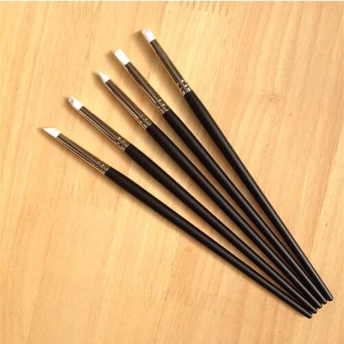 5 pcs Silicone Nail Art Pen Brushes Carving Craft Supplies Pottery Sculpture Clay Pencil Tools Perfect