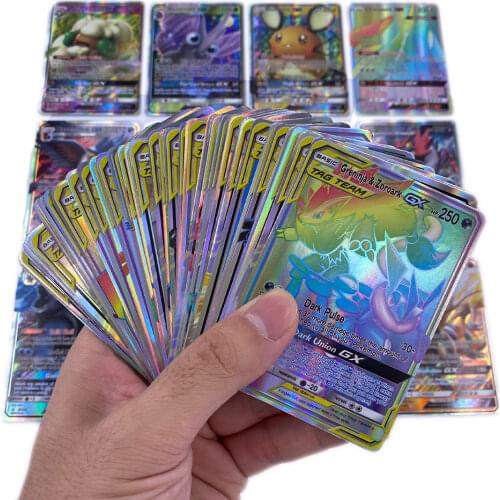 50-300 Pcs Pokemon Card Shining TAKARA TOMY Cards Game TAG TEAM VMAX GX V MAX Battle Carte Trading Children Toy Pokemon Cards