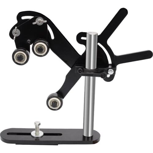 Woodworking Lathe Center Frame Shockproof Bracket Three-wheel Wood Rotary Tool Post Lathe Machining Accessories