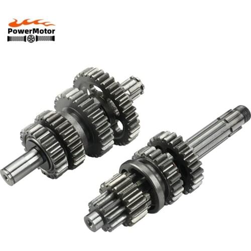 Transmission Gear Box Main Counter Shaft kit lf150 For Lifan 150 150CC 1P56FMJ Horizontal Kick Starter Engines Dirt Pit Bikes