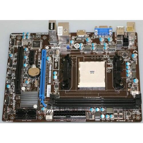 For MSI FM2-A55M-E33 DDR3 FM2 M-ATX Motherboard VGA HDMI Support X4 760