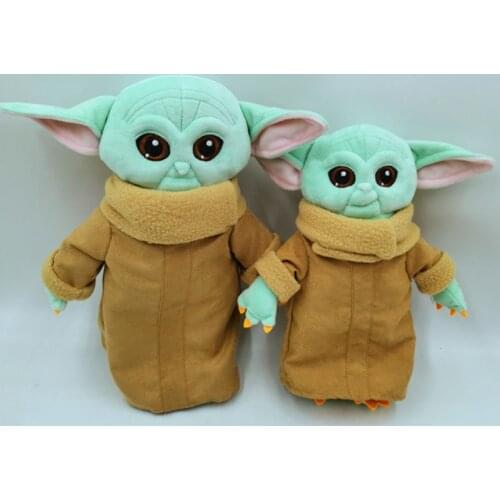Disney 30cm Baby Yoda Plush Dolls The Mandalorian Peluche Child Grogu Action Figure Toys Cute Stuffed Toy for Boy Kids Xmas Gift