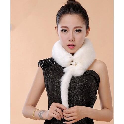 MIARA.L mink fox fur scarf mink fur scarf children and women fur festival gifts winter gifts