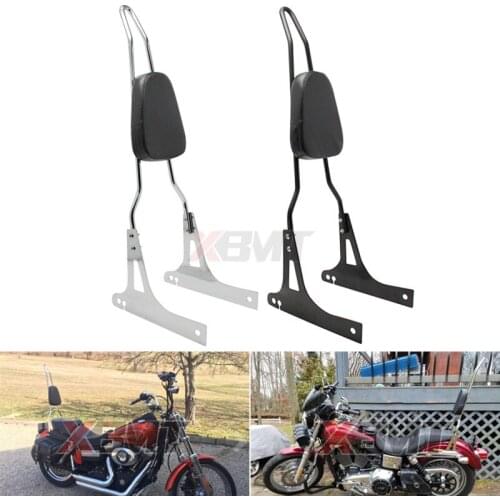 Motorcycle Backrest Sissy Bar For Harley Dyna Super Glide FXD Street Bob FXDB Super Glide Custom FXDC Low Rider FXDL