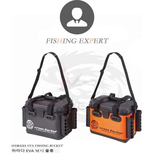 Fishing Tools Box Collapsible Folding Thicken EVA Plastic Live Fish Tank Bucket Oxygen Pump Outdoor Camping Fishing Tackle Boxes