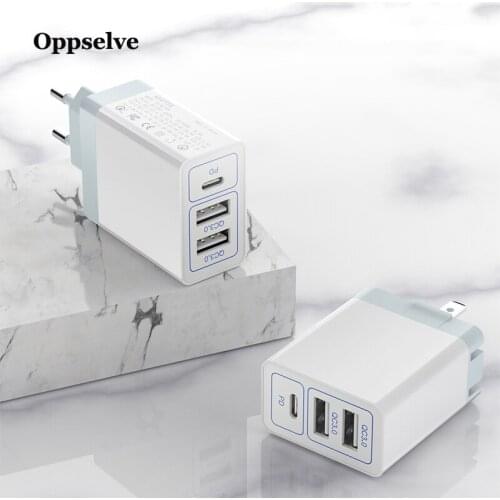 30W Fast USB Charger Quick Charge 4.0 3.0 Type C PD Fast Charging for iPhone 12 11 X USB Charger QC 3.0 Phone Charger ForHuawei