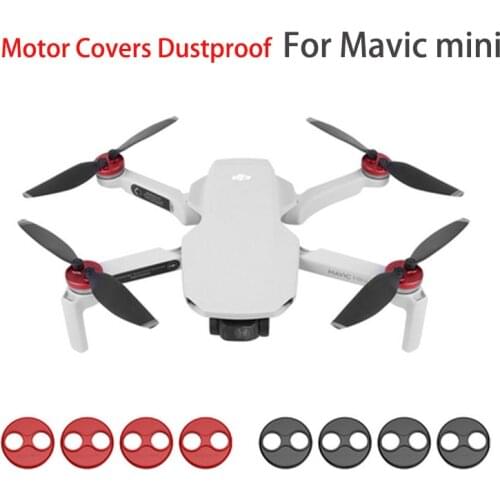 DJI Mavic mini Drone Motor Cover Cap Dust-proof Engine Protector Aluminium Light Slip-over Accessories 4 pcs