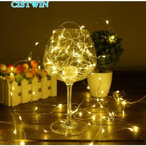 1M 2M 3M 5M 10M Copper Wire LED String lights Holiday lighting Fairy Garland For Christmas Tree Wedding Party Decoration