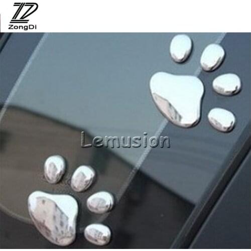 2X Car Styling Bear Paw Stickers for Toyota c-hr Corolla RAV4 Honda Accord Civic Fit CRV Nissan Qashqai Juke Almera Accessories